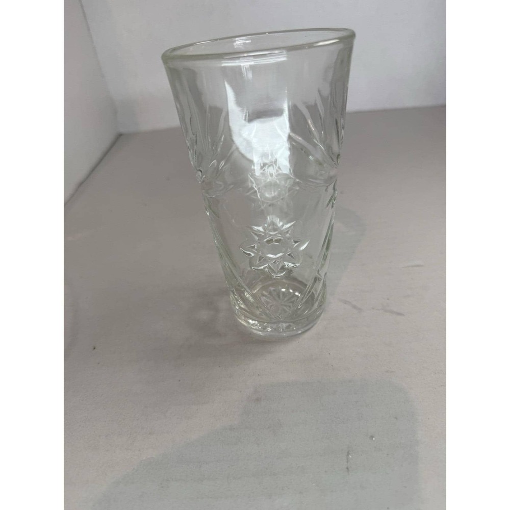 Anchor Hocking Early American Prescut EAPC 6" 15 Oz Iced Tea Tumbler Glass